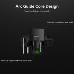 Haute42 Kailh Low Profile Shadow Hunting Switch For Hitbox Controller Mechanical Keyboard 2.0mm Linear Silent Switch For Hitbox