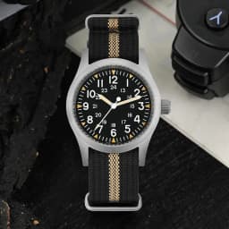 Militado ML05 38mm Military Watch Miyota 2035 Movement Domed Sapphire Crystal C3 Green Luminous 10Bar Waterproof Vintage Watches