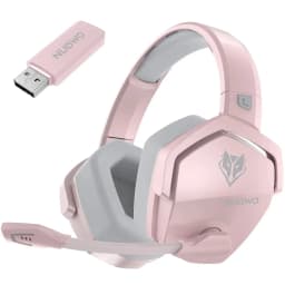 NUBWO G06 Gaming Headset 2.4GHz Bluetooth 5.3 Wireless Headphones Stereo Dual Mode Mic for PS5 PS4 PC Switch Mobile Phone Laptop