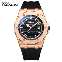 CHENXI 8268 Men's Luxury Watch Top Brand Compact Silicone Waterproof Calendar Night Light Men's Texture Watch Gift Reloj Hombre