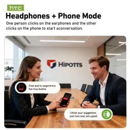 HTC NE79 Real Time Translation Earphone Bluetooth HiFi Music HD Call Noise Reduction Wireless Earbud LED Display With Mic