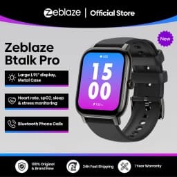 New Zeblaze Btalk PRO 1.91'' HD Display Voice Calling Smart Watch Multiple Sports Modes Health Tracking Smartwatch