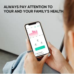 Lenovo Smart Ring Men Women Multi-sport Mode Tracker Heart Rate Blood Pressure Blood Oxygen Sleep Monitoring for Android IOS