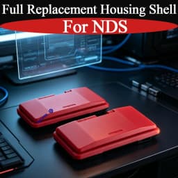 New For NDS Red Full Housing Shell Cover with Buttons Replacement Housing Shell Full Repair Parts Kit Case For NDS Accessories