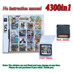 4300 in 1 Compilation DS NDS 3DS 3DS NDSL Game Cartridge Card Video Game Handheld Player (R4 card) 23in1/208in1/280in1/482/486