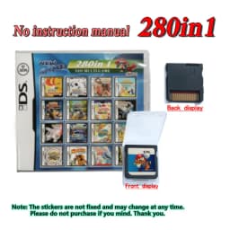 4300 in 1 Compilation DS NDS 3DS 3DS NDSL Game Cartridge Card Video Game Handheld Player (R4 card) 23in1/208in1/280in1/482/486