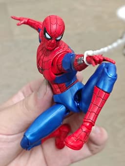 In Stock Blokees Spiderman Brand New Day Series Action Figures Toy Collection Assembly Model Kit Gifts Toys Gift