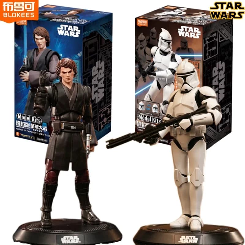 BLOKEES Star Wars Building Block Man Beyond Edition Clone Soldier Anakin Skywalker Assembly Model Collect Toy Children's Gifts