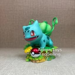 10cm/3.94in Anime Pokemon Figure Bulbasaur Action Figures Pvc Collection Model Toys for Gifts