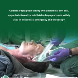 Califed TPE Non-inflatable Laryngeal Mask Airway Compatible With Igel Sterilized LMA Emergency Supraglottic Airway Device