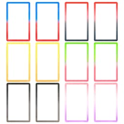 12-Pack TPU Slab Protector Graded Guard Bumper Guard for PSA Graded Color Glitter Limited Edition 12 Color Combination
