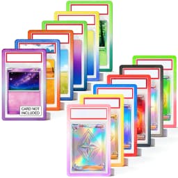 12-Pack TPU Slab Protector Graded Guard Bumper Guard for PSA Graded Color Glitter Limited Edition 12 Color Combination