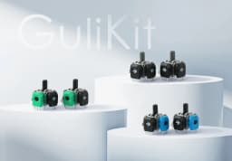 GuliKit ControllerAccessories Repair TMR Joystick with Stick Cap for PS4 PS5/PS5 Edge Gamepad for Switch Pro Xbox Series