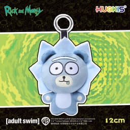 HUGKIS Rick And Morty Pickle Rick Plush Pendant Stuffed Cartoon Character Toy Bag Decoration Collectible Gift For Adult Fans