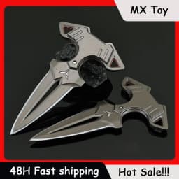 14cm Game Peripherals Model Crafts Ornament Rebel Squadron Hand Stab All-metal Toy Unsharpened Outdoor Toys Knife Gifts