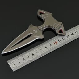 14cm Game Peripherals Model Crafts Ornament Rebel Squadron Hand Stab All-metal Toy Unsharpened Outdoor Toys Knife Gifts