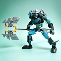NEW Golden Mask Bionicle Building Block Anime Action Figures Soldier Robot Brick 2in1 Gali Lewa Tahu Protector Toys For Boy Gift