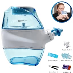 Nasal Irrigator 360° Clean Nasal Cavity Nose Get The Dunk Out Keep The Nasal Cavity Clean and Healthy Electric Nose Cleaner
