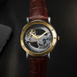 Watch Men Automatic Watch Luxury Watch Man Mechanical Wristwatch Skeleton Design Waterproof Leather Strap Male Watch Reloj Hombr