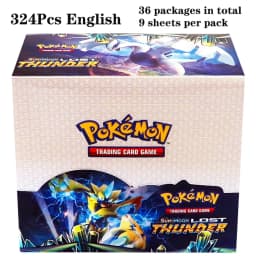 324Pcs Pokemon TCG: Sword & Shield Tempest Bonds Booster Box Trading Card Game Pokemon Card Kids Toys Board Game