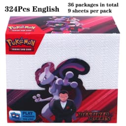 324Pcs Pokemon TCG: Sword & Shield Tempest Bonds Booster Box Trading Card Game Pokemon Card Kids Toys Board Game