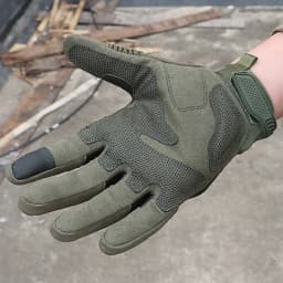PU Leather Tactical Gloves Touch Screen Cycling Hard Shell Hiking Combat Hunting Airsoft Driving Bicycle Anti-slip Bike Mittens