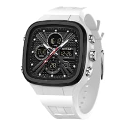 SANDA Fashion Men Watches Square Sport Watches Digital Dual Time Watches 50m Waterproof Electronic Men's Wrist Watches
