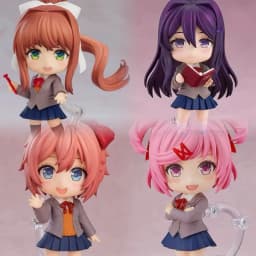 Doki Doki Literature Club! #2077 #2283 #1817 #2250 Anime Figurine With Swap Faces Desktop Decoration Collectible Ornament Gift