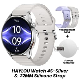HF012 HAYLOU Watch 4S GPS Smart Watch 1.43” HD AMOLED Display 5 Satellite Positioning 120+ Workout Modes Sport Smartwatch