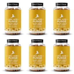 Uric Acid Purge Capsules Supports Uric Acid Balance &Joint Comfort with Celery Seed Tart Cherry Parsley Extract Vegetarian60Caps