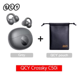 QCY Crossky C50i Open Ear Bluetooth Earphones Hi-Res LDAC Ear Clip Wireless BT6.0 Sports Earbuds Clip On 4-Mics Headphones 42H