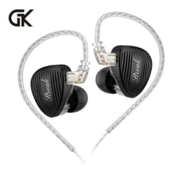 GK STREAK Earphones New-Generation Upgraded Dynamic Driver Unit + Microplate Tweeter Unit Metal Headphone