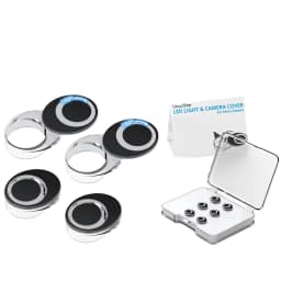 4/6Pcs LED Light Privacy Cover for Ray-Ban Meta Smart Glasses Rotating Camera Lens Shutter for Wayfarer/Skyler/Headliner Gen1&2