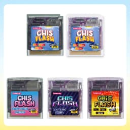 Chiscart MBCX MBC3 RTC V1.0 Flash Cartridge 32MByte 1Mbit SRAM Compatible Game Boy Color, GBA ,GBA SP Console Support Chisburner