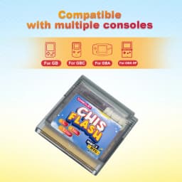 Chiscart MBCX MBC3 RTC V1.0 Flash Cartridge 32MByte 1Mbit SRAM Compatible Game Boy Color, GBA ,GBA SP Console Support Chisburner