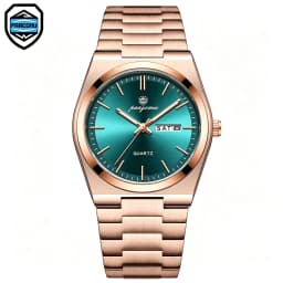 PAAZOMU Fashion Men's Quartz Watch Stainless Steel Waterproof Luminous Man Watch Chronograph Date Multifunction Watches For Men