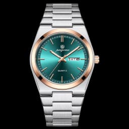 PAAZOMU Fashion Men's Quartz Watch Stainless Steel Waterproof Luminous Man Watch Chronograph Date Multifunction Watches For Men