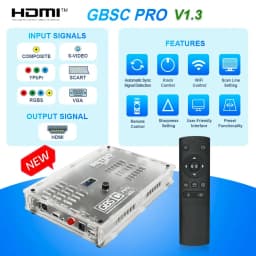 RetroScaler GBS Control Pro GBSC Video Converter RGBS VGA Scart Ypbpr Signal Composite S-Vdieo to HDMI™ For Retro Game Console