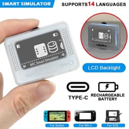 For Amiibo NFC Pixl Emulator Simulator Chargeable Bluetooth Intelligent Simulator for Switch2/Switch WiiU 3DS Game Accessories