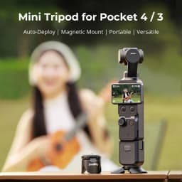 SmallRig Mini Quick Release Tripod for DJI Osmo Pocket 3 / 4 Magnetic Mount, Portable for Pocket 4/3 Action 6/5Pro, for Insta360