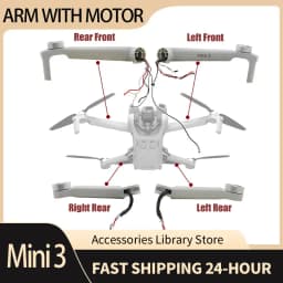 Original Arm With Motor For Mini 3 Arms Left/Right/Front/Rear Replace Accessories For Mini 3 Arm With Motor Repair Parts
