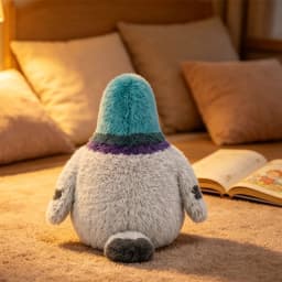 20cm Cute Chubby Pigeon Plushie Soft Skin-friendly Simulation Companion Doll Decoration Item Plush Toys Occasions Gift Children