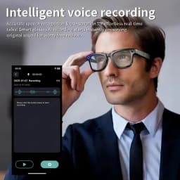 TOP 1 for Meta AI Smart Glasses 13MP Camera Video Recording 100+ Languages Translation Sunglasses Bluetooth Call Music Play
