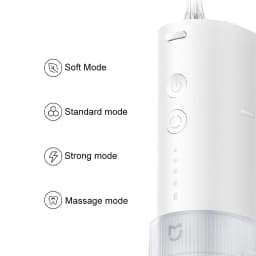 MIJIA F400 Portable Water Flosser Cordless Oral Irrigator,4 flossing Modes,1700 Pulses IPX7 Waterproof Dental Cleaner,200mL Tank