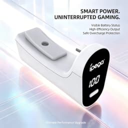 For PS5 Controller 2000mAh Type C Battery LED Display Play and ChargeExtended battery life charging pack Gaming Accessories