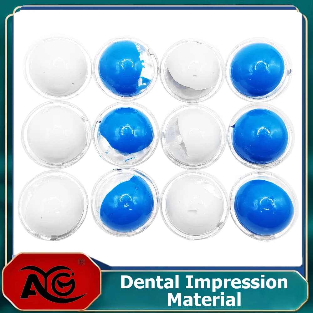 AG 1Set Dental Impression Material Putty Molding Kit Clinic Use Silicone Putty Dental Impression Trays Kit