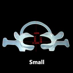 1PCS Dental Material Orthodontic C Type Transparent Tooth Intraoral Lip Cheek Retractor Mouth Opener with Handle High Quality