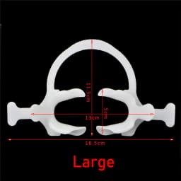 1PCS Dental Material Orthodontic C Type Transparent Tooth Intraoral Lip Cheek Retractor Mouth Opener with Handle High Quality
