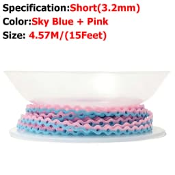 AG 4.5m=15Feet Dental Orthodontic Power Chain Two Colored Elastic Ultra Powerchain Rubber Bands Leagues Long/Short/Continuous