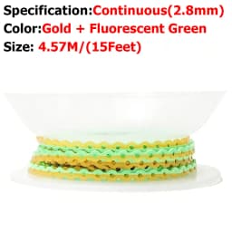 AG 4.5m=15Feet Dental Orthodontic Power Chain Two Colored Elastic Ultra Powerchain Rubber Bands Leagues Long/Short/Continuous